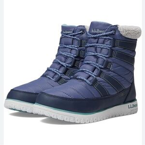 L.L. BEAN Women 9.5M Storm Chaser 6 Quilted Pull-On Boots Waterproof Insulated